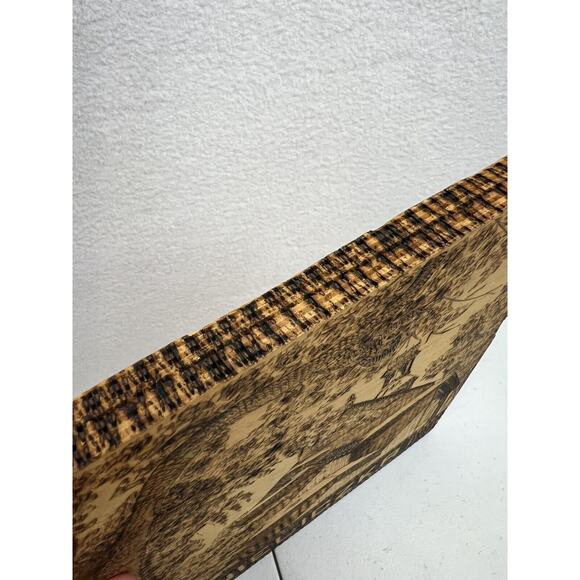 Handmade‎ Polish Wood Folk Art Picture Wyrob Reczny Wielickza Salt Mine Poland - Picture 4 of 9